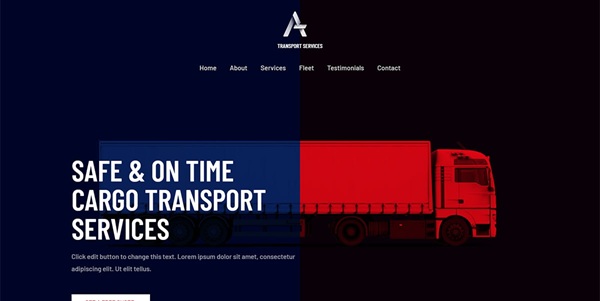 Transport Services 04 Homepage