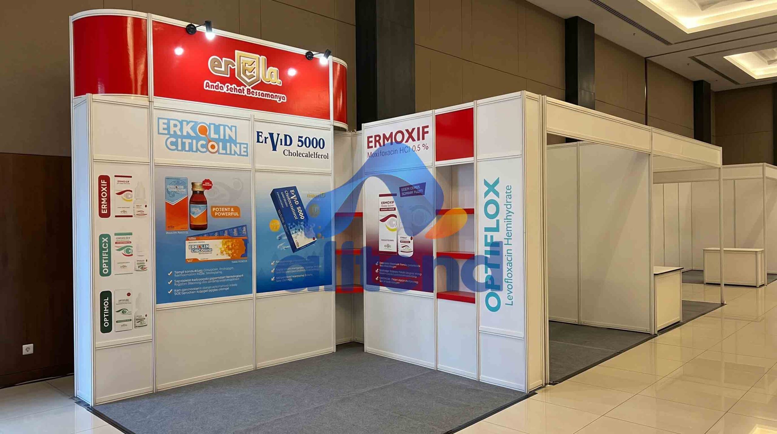 Home partisi booth custom 4