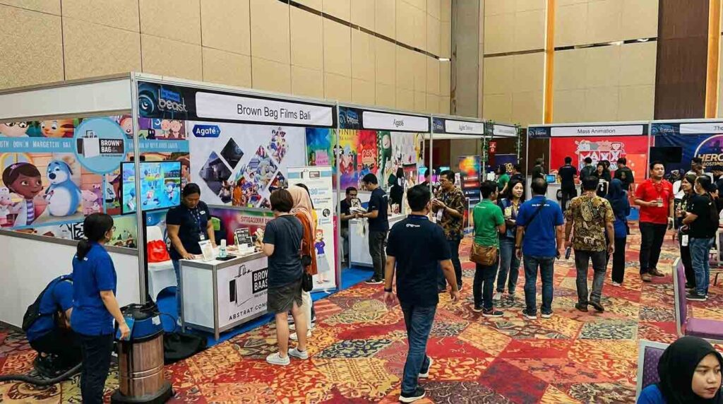 sewa partisi booth 6